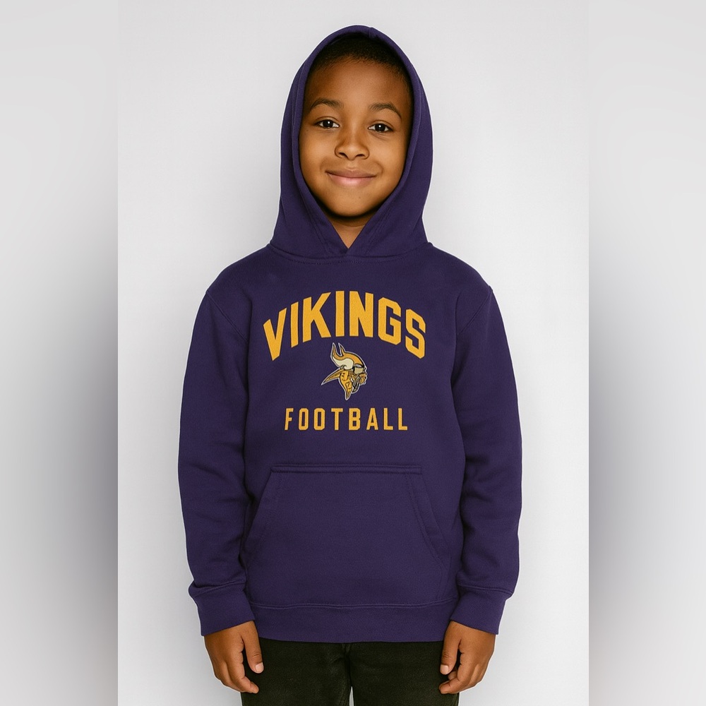 NFL Vikings Youth Hoodie - Size Medium